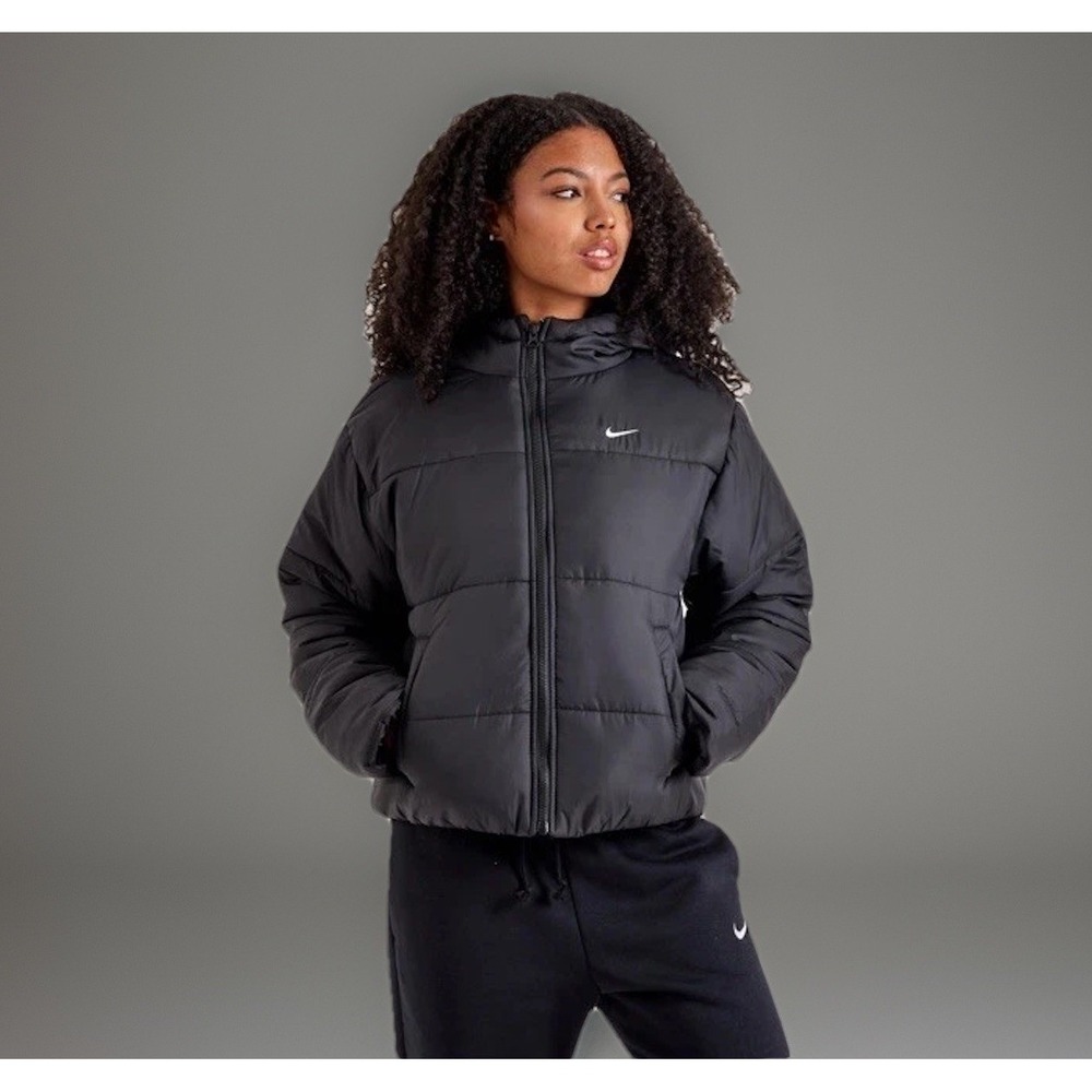 NWT Nike Classic Puffer Women's Therma-FIT Loose Hooded Jacket Size XXL Winter